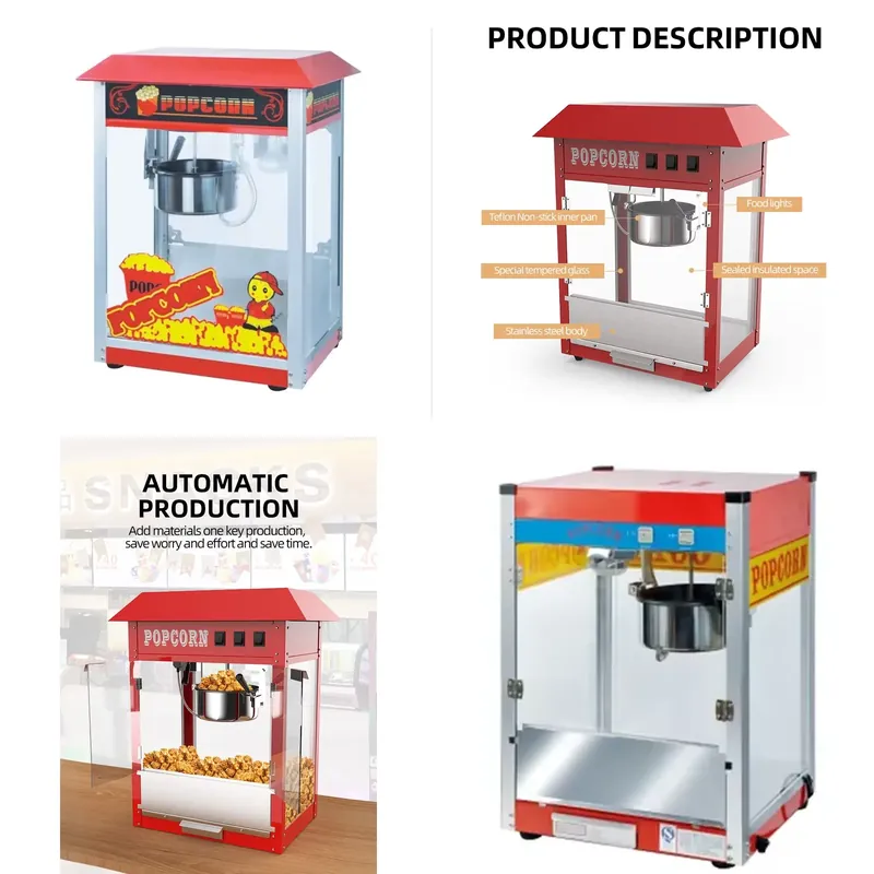 Popcorn - Máquina de Pipoca Industrial e Comercial
